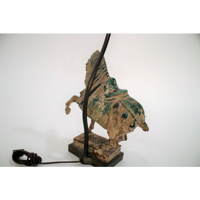 Tang Dynasty Style Horse Lamp Chairish