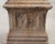 Tan Neoclassical Cast Stone Garden Finial on Pedestal 44 Inch For Sale - Image 8 of 18