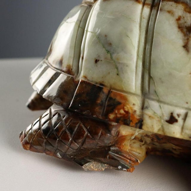 Hard Stone Turtle Sculpture For Sale - Image 6 of 11