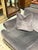 Ethan Allen Hyde Sofa in Camby Indigo Performance Fabric With Nickel Nailhead Trim For Sale In New York - Image 6 of 10