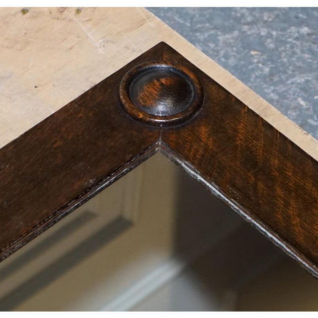 Antique Jacobean Style Rectangular Wall Mirrors, 1900s, Set of 2 For Sale - Image 6 of 10