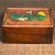 Carved Hardwood Sliding Box With Bone Inlay — Botanical Leaf & Berry Motif For Sale - Image 4 of 9