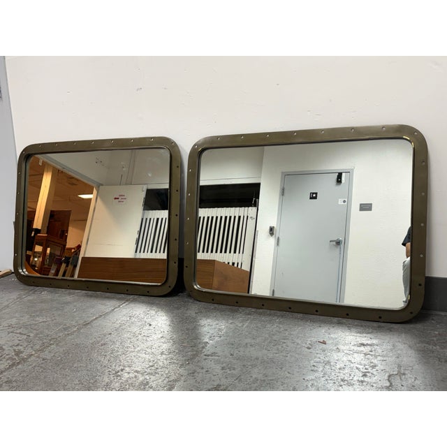 Restoration Hardware Teen Pierced Metal Wall Mirrors, Pair For Sale In San Francisco - Image 6 of 12