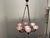 Pink Liberty Style Chandelier, 1960s For Sale - Image 9 of 12