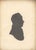 Black Puffy Sleeve Artist, Etc. Silhouettes, 19th Century, 2 For Sale - Image 8 of 10