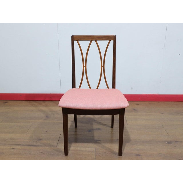 Brown Mid Century Modern Vintage Teak British Dining Chairs by G Plan X 8 For Sale - Image 8 of 15