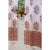 Indian Sanya 45" X 96" Pink & Orange Curtain For Sale - Image 3 of 5