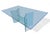 A striking 1970s in the manner Leon Rosen for the Pace Collection, this rectangular glass dining table rests on two...