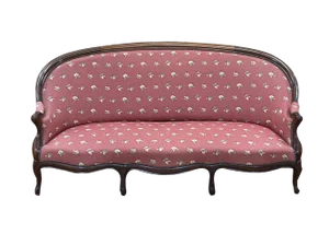 Napoleon III Sofa in Mahogany