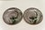 Ucago Occupied Japan Hand Crafted Plates Iris Floral Motif - A Pair For Sale - Image 4 of 8