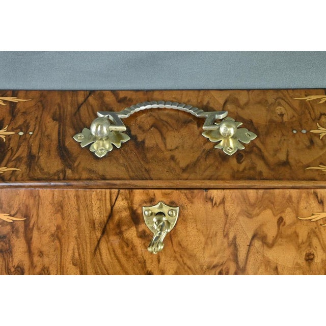 Walnut Burl Correspondence Box For Sale - Image 6 of 18