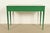 John Widdicomb Antique Federal Green Lacquered Console or Entry Table, Newly Refinished For Sale - Image 14 of 15