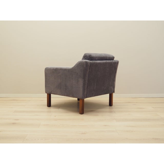 Wood Danish Beech Armchair, 1970s For Sale - Image 7 of 16