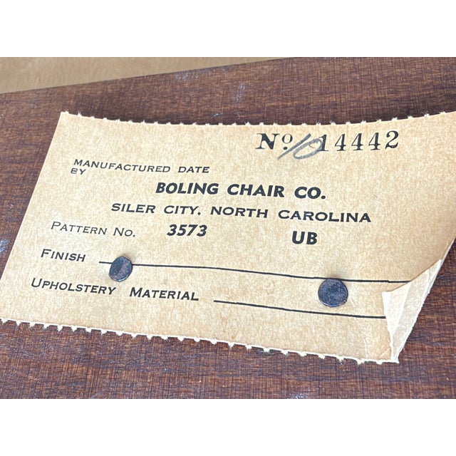 Jack Cartwright for Boling Charter Mid-Century Modern Bent Walnut Armchair, Circa 1958 For Sale - Image 16 of 17