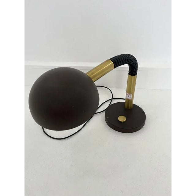 Christian Dell Vintage Brutalist Table Lamp by Egon Hillebrand for Hillebrand Lighting, 1970s For Sale - Image 4 of 12