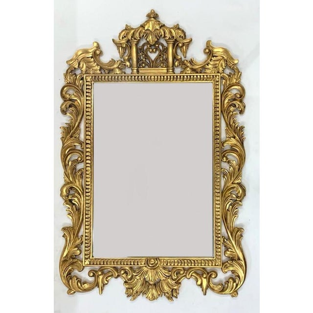 Chinese Chippendale Mirror Gilt Pier Mirror For Sale - Image 10 of 10