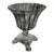 Vintage French Cast Iron Pedestal Urn For Sale