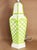 1960s Palm Beach Regency Style Bamboo/Trellis Glazed Ceramic Lamp For Sale In Miami - Image 6 of 10