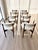 Dan Johnson Viscount Chairs, pristine, restored and reupholstered, set of 8. Collected over a three year period, then...