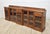 Large Breakfront Low Bookcase in Walnut, 1890s For Sale - Image 14 of 18