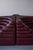 Terrazza Sofa Landscapes in Burgundy Leather by Ubald Klug for de Sede, 1970s, Set of 4 For Sale - Image 16 of 18