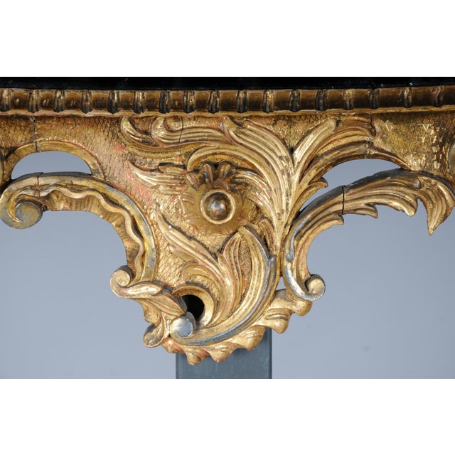 Venetian Baroque Ornately Gilded Wall Mirror, 19th Century For Sale - Image 6 of 18