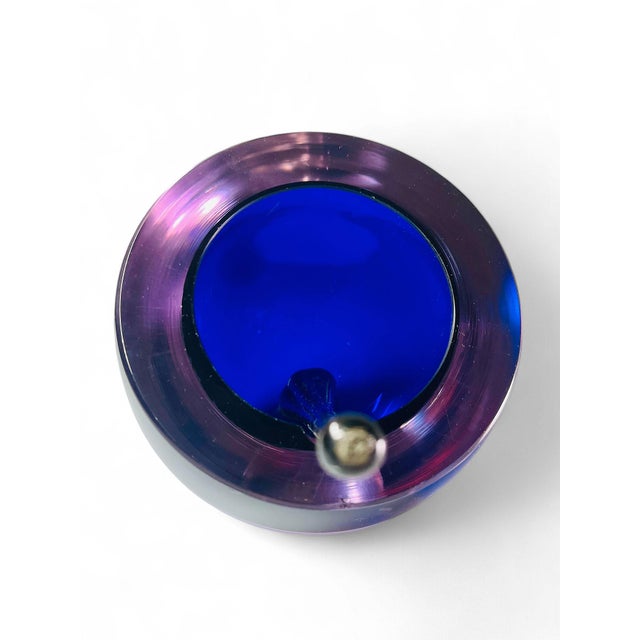 Murano Glass Sommerso Ashtray by Antonio Da Ros for Cenedese, Italy, 1970s For Sale - Image 5 of 6