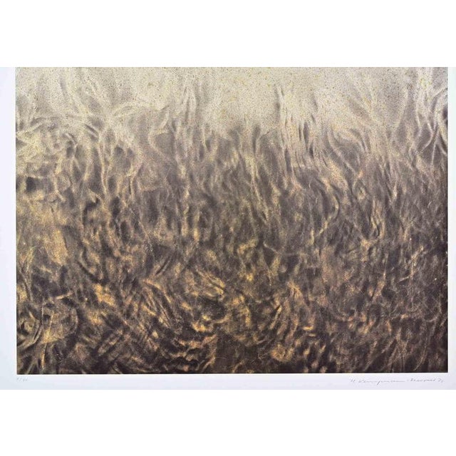 Lithograph on paper. Hand signed and numbered in pencil. Edition of 80. Very good condition. This piece is attributed to...