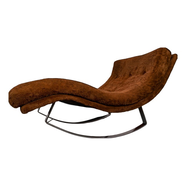 Mid-Century Model 1264 Wave Rocking Chair by Adrian Pearsall for Craft Associates, 1960s For Sale