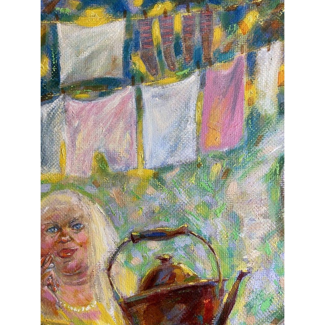 "№S 994AAA *** ABOUT THIS PAINTING *** * TITLE: ""Communal"" * ARTISTS: Pustil'nik Vadim * SIZE: 58x83 cm/'22.83x32.67...