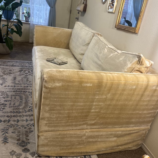 Textile Moss Studio Chelsea Custom Sofa For Sale - Image 7 of 8