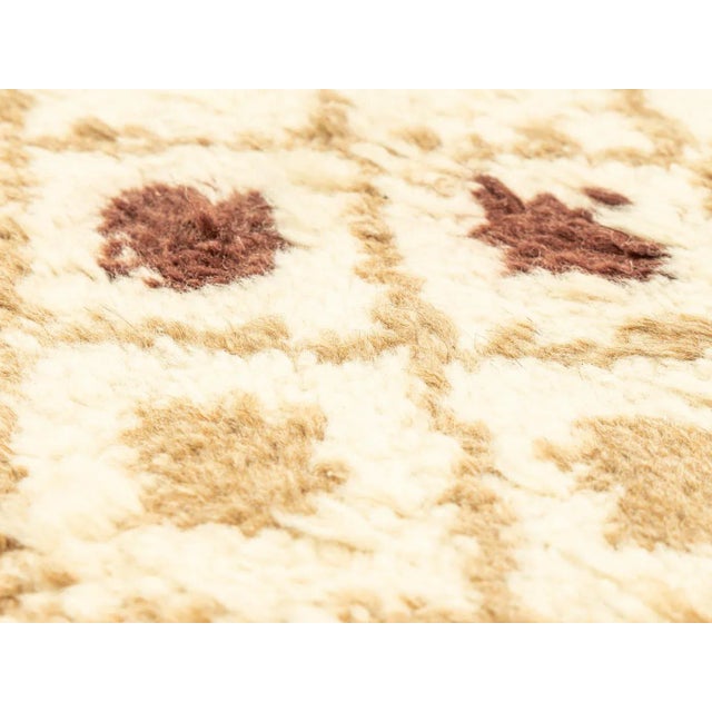 Brown Berber Rug, 1960s For Sale - Image 8 of 11