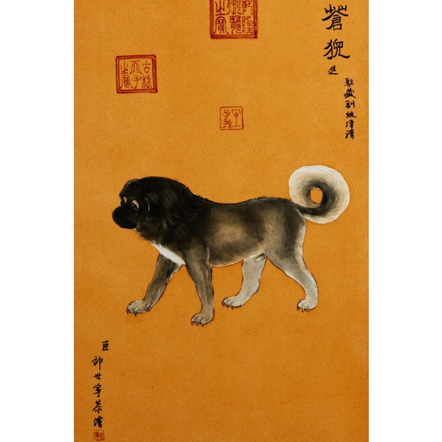 Set of Ten Qing Style Porcelain Plates After Lang Shining For Sale - Image 9 of 13