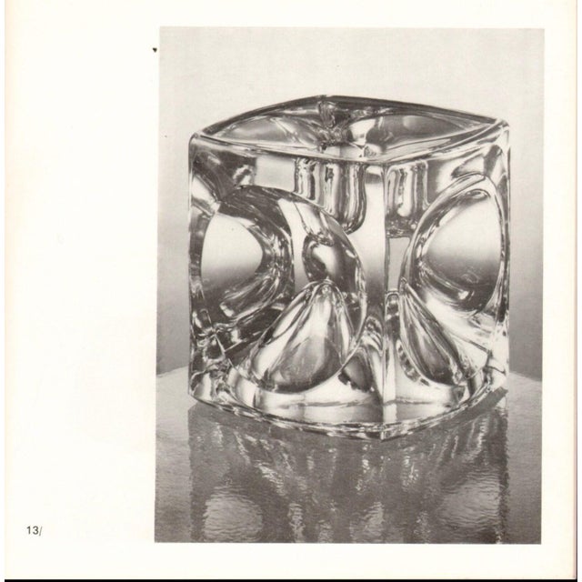 Glass Ice Cube Candleholders by Rudolf Junikl, Set of 4 For Sale - Image 5 of 8