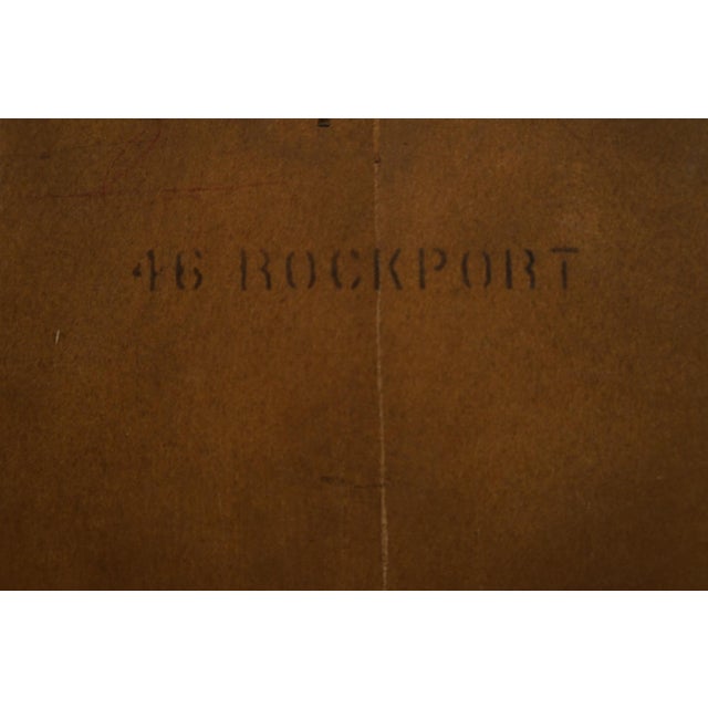 Temple Stuart Solid Hard Rock Maple Colonial Early American 44" Buffet W. Display Hutch - Rockport Finish For Sale - Image 14 of 15