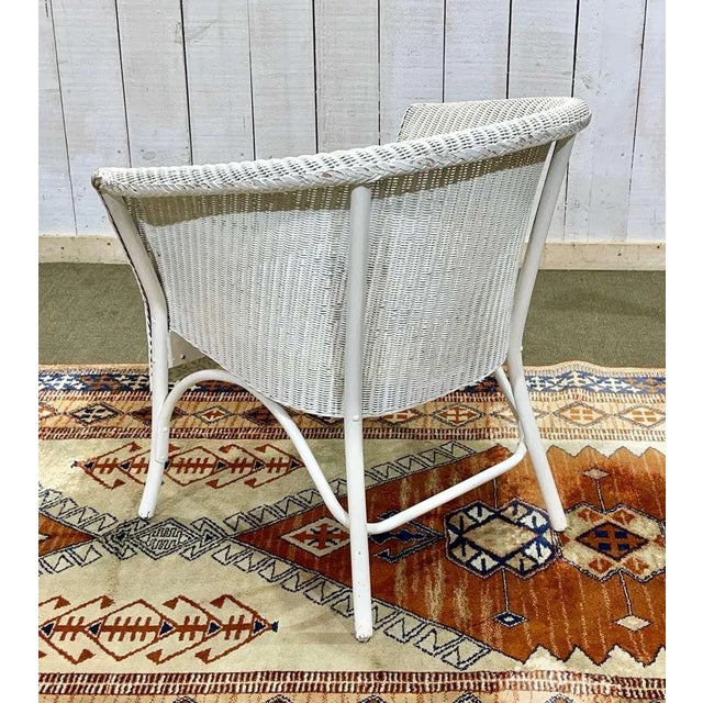 Lloyd Loom Armchair, 1950s For Sale - Image 4 of 8