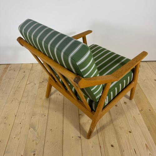 Mid-Century Modern Danish Chair in Teak and Oak Frame from Brockmann-Petersen, 1950s For Sale - Image 4 of 12