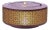 Illuminated Cut-Out Metal Round Tabletop Fountain 23.5"D For Sale