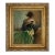 Not Yet Made - Made To Order Portrait of Woman in Black and Green Dress Print on Canvas 11x14" Ornate Framed For Sale - Image 5 of 5
