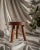 Brown milk stools by Bicci de' Medici Studio Dimensions: Diameter 30cm x height 30cm Materials: Natural wood. Pigment....