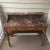 Wood Vintage 1930s French Country Writing Desk With Marble Top and Old Hollywood History For Sale - Image 7 of 13