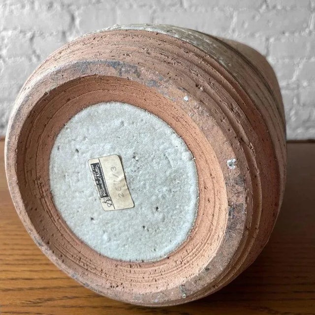 1960s Tall Art Pottery Vase by Bitossi for Rosenthal Netter For Sale - Image 11 of 12