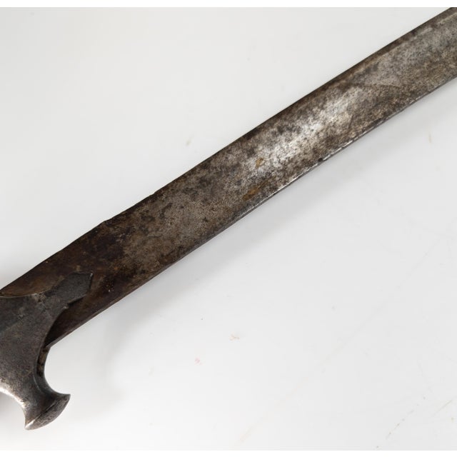 18th Century Indian Mughal Period Steel Tulwar Sword For Sale - Image 12 of 18