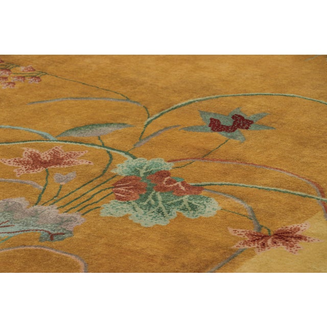 Made with hand-knotted wool, this 9x12 contemporary rug represents the Chinese Art Deco rug collection by Rug &...