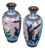 Pair Mid 20th Century Japanese Enameled Akasuke Vases For Sale