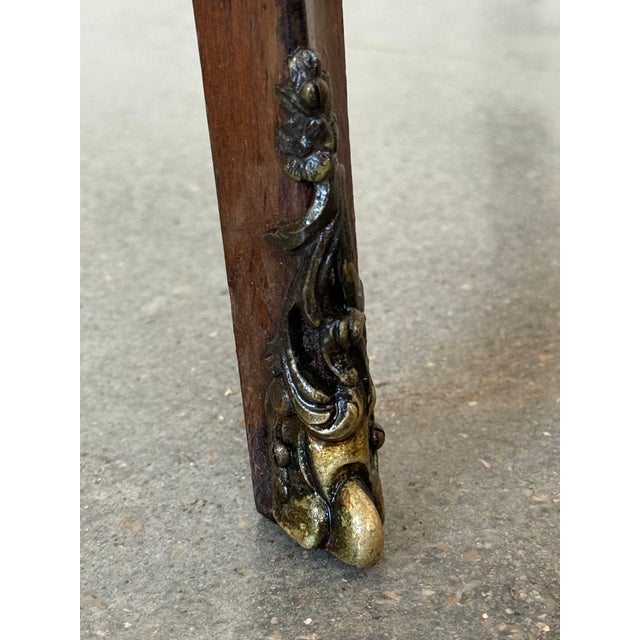 Pair of French Kidney Shape Nightstands Bedside Tables Louis Xvi, Circa 1910 For Sale - Image 11 of 13