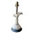 Antique Neoclassical Carved Alabaster Lamp, Rewired For Sale