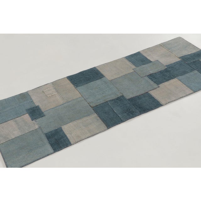 Handwoven in hemp and originating circa 1950-1960, this 2x6 vintage Turkish patchwork runner is an exceptional addition to...