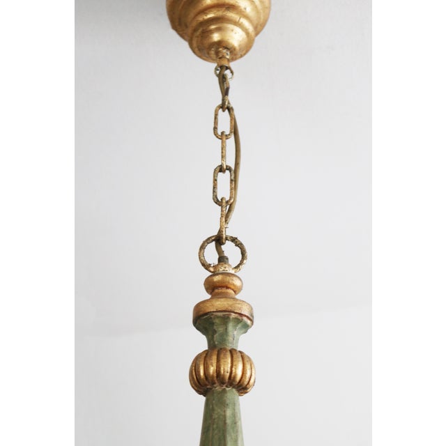 Hand-Carved Florentine Chandelier, 1970 For Sale - Image 11 of 13