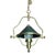 Solid Brass Train Station Pendant Lamp For Sale